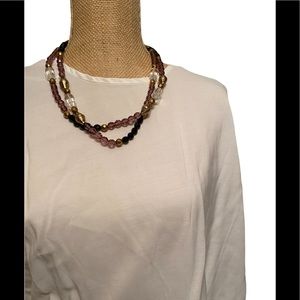 Beaded Matinee Necklace